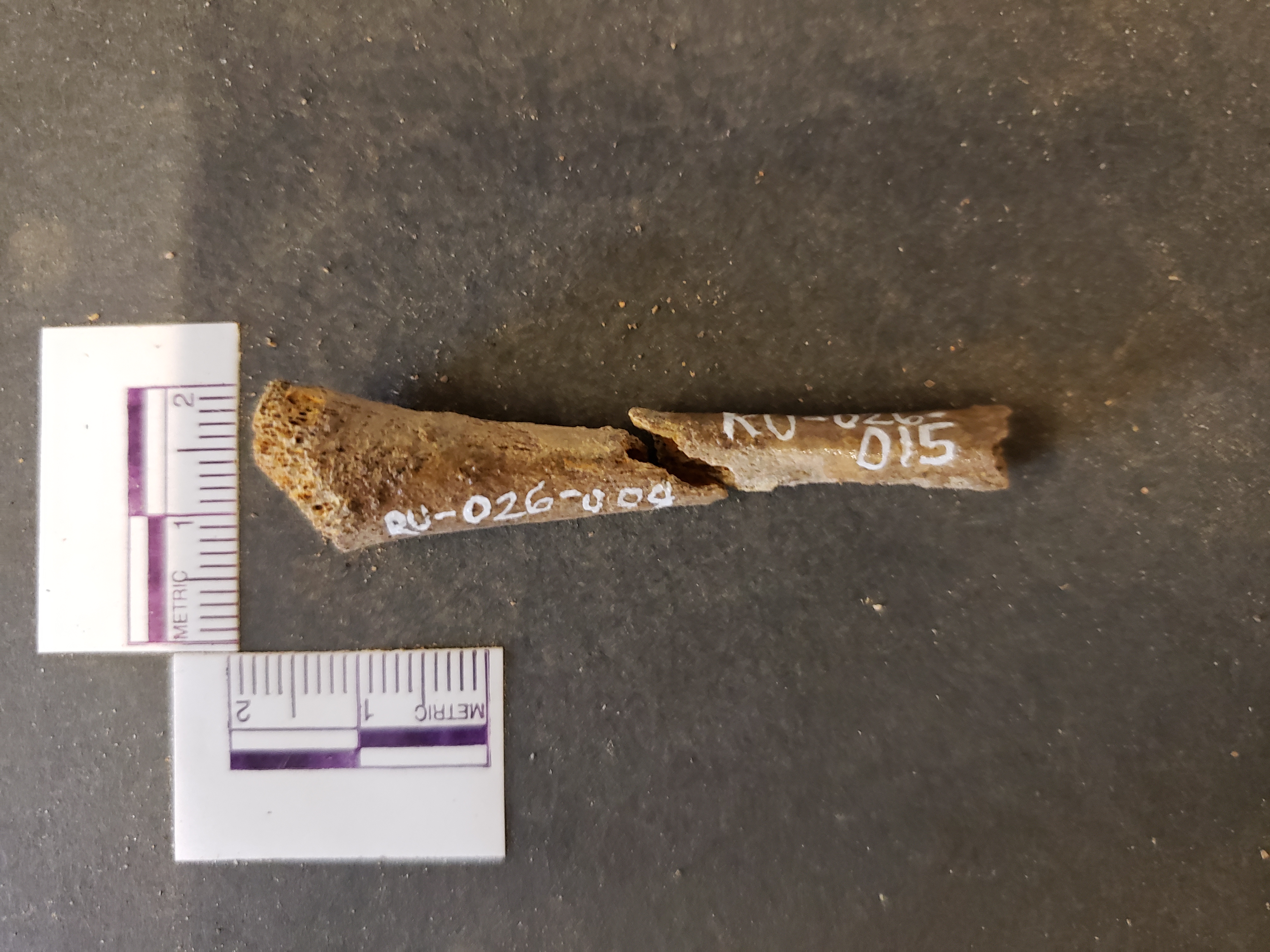 Fracture match (RU-026-009 and RU-026-015)